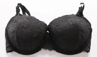Victoria's Secret Women's Wink Push-Up Balconette Bra ZG3 Black Size 36DD NWT - Image 1 of 4