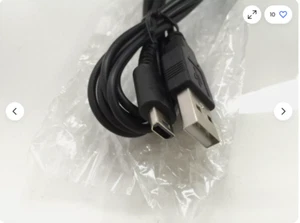 USB Charger Power Cable Pure Copper Cord For Nintendo DS Lite ONLY for NDSL 1.2M - Picture 1 of 3