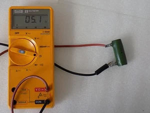 3x PEV-15 5.1 ( 5.1 Ohm 5% , 15 Watt ) Ceramic Wirewound Pipe Resistor USSR NOS - Picture 1 of 6