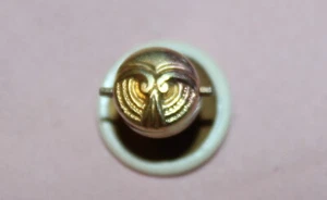 Vintage viktorianisches Hemd mit GF-Kragen Nieten Goldborte Knopf abnehmbarer Zelluloidrücken - Bild 1 von 3