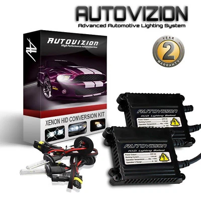 Slim 55W Xenon Lights HID Kit for Toyota Paseo Prius RAV4 Sequoia Sienna Supra - Image 1 of 4