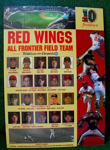Póster de los gemelos Rochester Red Wings 2006 Justin Morneau 24 x 17 - Imagen 1 de 5