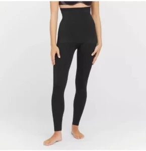 Assets by Spanx Größe M Damen High-Waist Shaping Leggings Schwarz, Neu - Bild 1 von 6