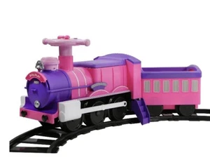 Roll Play Steam Train 6-Volt Battery Ride-On Vehicle Pink 7221ACJ-P *RARE* NIB - Picture 1 of 16
