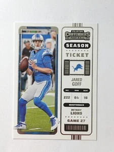 2022 Panini Contenders - Season Ticket #34 Jared Goff - Bild 1 von 2