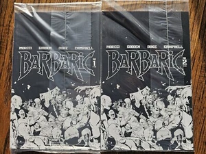 Barbaric 1 & 2 Sealed Poly Bag Undressed Variants Gooden & Seeley Optioned - Imagen 1 de 5