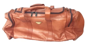 HAROLD´S Country Travelbag Leder Cognac 20x20x40cm - Picture 1 of 4