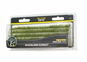 Woodland Scenics Dark Green Edging Strips New - Picture 1 of 2
