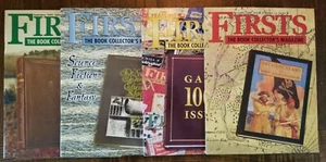 4 Issues 1999 Firsts Book Collectors Magazine Donald Wandrei Thoreau James Joyce - Picture 1 of 5
