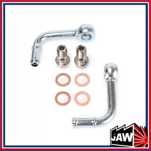 Kit turbo tubo de agua 90 grados M14x1.5 Garrett GT25R GT28R GT30R GT35R T25 T28 - Imagen 1 de 1