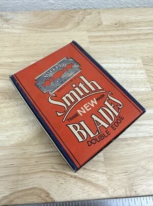 Caja de exhibición vintage Smith Safety Navaja Blade Publicidad Tienda y 20 paquetes - Imagen 1 de 8