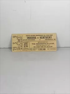 Twenty Second Anniversary All Star Game Ticket Indiana vs Kentucky June 24 1961 - Picture 1 of 4