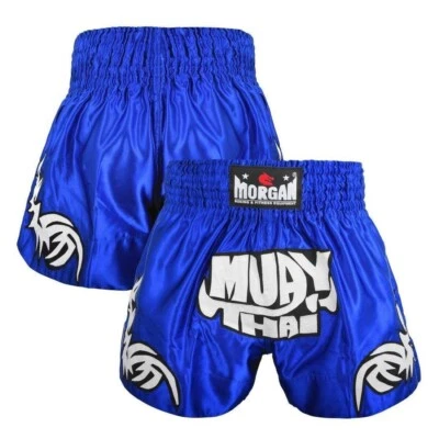 Aztec Warrior Muay Thai Kick Boxing Blue Shorts - Morgan Sports **FREE DELIVERY*