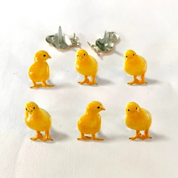 CHICK SCRAPBOOKING DECORATIVO BRADS OJALES SALIDA 8 PIEZAS Foto 1 de 1