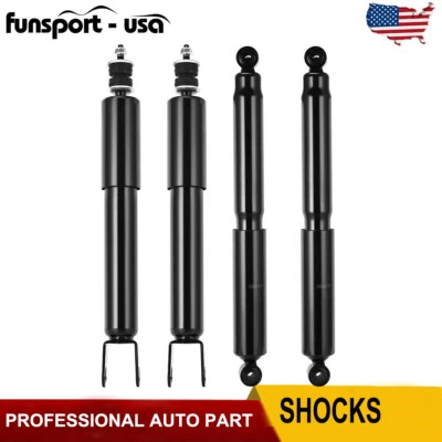 4Pcs Front & Rear Shock Absorber for 00-06 Chevy Suburban 1500 GMC Yukon XL 1500 - Image 1 of 4
