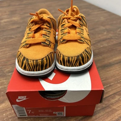 Nike Dunk Low Next Nature Tiger Stripe niños talla US 7C DZ5634-800 - con caja Foto 1 de 4