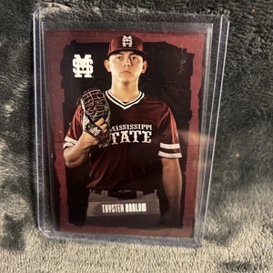 2019 Mississippi State Trysten Barlow College Baseball Card Mint SEC SHIPS FREE - Picture 1 of 2