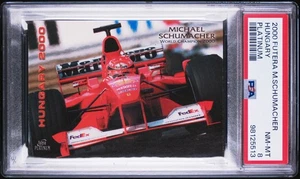 2000 Futera Michael Schumacher Ferrari Hungary Card F1 Formula 1 PSA 8 Marlboro - Picture 1 of 1
