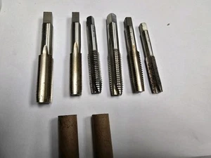 High Speed Steel Thread Repair Taps Used- (Lot Of 6) Free Shipping - Picture 1 of 10