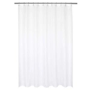Waterproof Fabric Shower Curtain or Liner Microfiber - Soft Cloth & Hotel Qua... - Picture 1 of 2