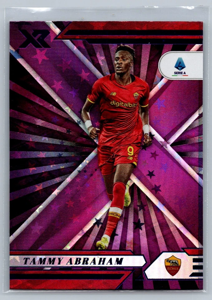 2021-22 Panini Chronicles #106 Tammy Abraham XR Serie A Purple Astro - Image 1 of 2