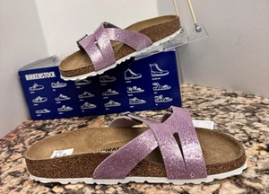 BIRKENSTOCK YAO BALANCE II BIRKO FLOR CÓSMICA BRILLO LAVANDA NUEVO 39 L8N * M 6N - Imagen 1 de 12