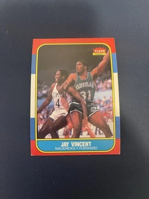 1986-87 Fleer #118 Jay Vincent EX-EXMINT! - Image 1 of 2
