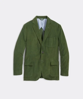 NEW Vineyard Vines Mens Size 40R Corduroy Greenwich Blazer Green 100% Cotton - Image 1 of 4