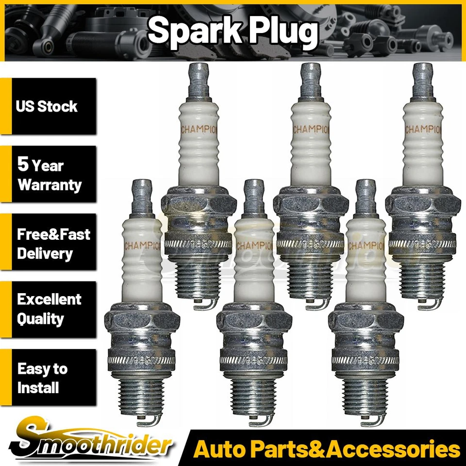 Bujía Champion 6 piezas para camioneta Chevrolet Corvair 1961-1963 1964 Foto 1 de 4