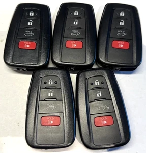 LOTE DE 5 LLAVEROS INTELIGENTES OEM TOYOTA HIGHLANDER LOTE LLAVERO ENTRADA SIN LLAVE HYQ14FLA - Imagen 1 de 3