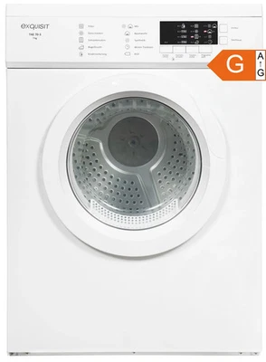 Exquisit TAE70-3 Ablufttrockner 7kg Weiß Startzeitvorwahl Energie C - Bild 1 von 3