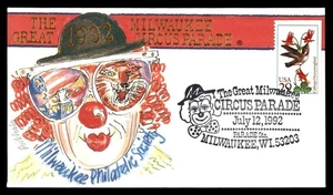 MayfairStamps US 1992 Wisconsin Milwaukee Circus Parade Cover aat_53101 - Picture 1 of 2