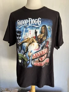 SNOOP DOGG (2009) Official "Malice N Wonderland" Doggystyle Promo T-Shirt 2XL - Picture 1 of 3