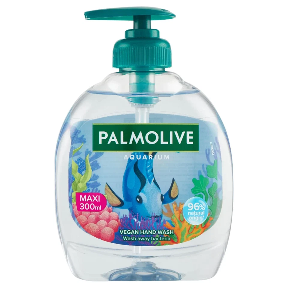 PALMOLIVE SAPONE LIQUIDO MANI AQUARIUM 300ML DETERGENTE PROFUMATO VITAMINA E