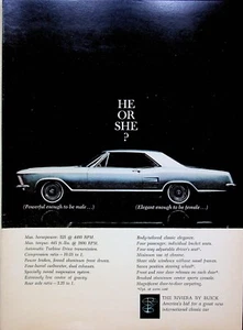 1963 Buick Riviera Automobile Vintage 60s Classic Car Print Ad Powerful Elegant - Picture 1 of 2