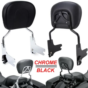 Sissy Bar Passenger Backrest W/ Pad For Harley Street Glide Road King CVO 97-08 - Imagen 1 de 32
