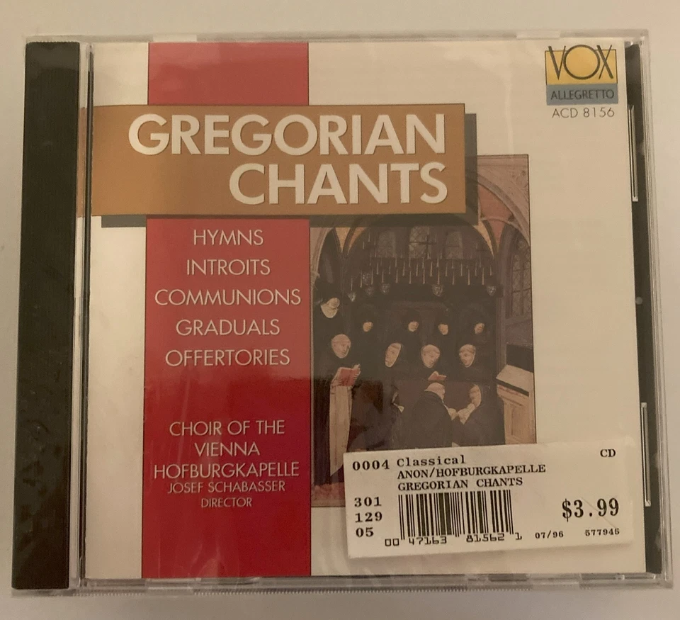 Gregorian Chants: Hymns, Introits, Communions, Graduals, Offertories - BRAND NEW Foto 1 de 1