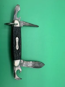 Vintage Pocket Knife Imperial USA Kamp King 4 Blade Can Opener Screw Driver - Picture 1 of 9