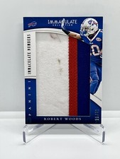 2015 Immaculate Football Immaculate Numbers ROBERT WOODS /31 DIRTY BILLS PATCH