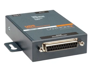 Servidor de dispositivos de un puerto Lantronix UD1100002-01, 100-240 VAC - 1x DB-25, 1x RJ-45 - Imagen 1 de 1