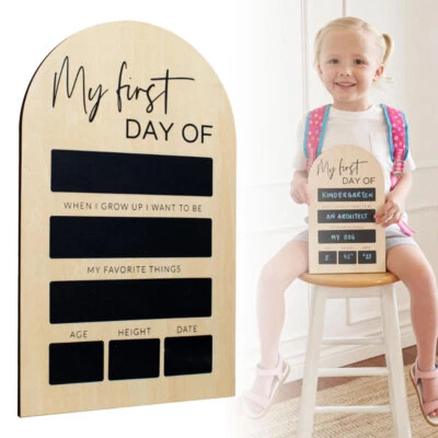 First Day Of School Photo Board, School Sign, Back To School Chalk Board Hot DX - image 1 of 4