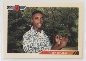 1992 Bowman Tarrik Brock #345 Rookie RC