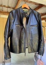 Kensington - Black Shinki Leather Himel Bros Riding Jacket, Horsehide Pigment