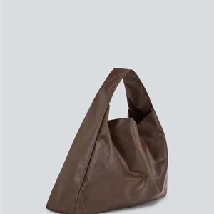 Kassl Editions Tasche Schultertasche Skai dunkelbraun Kunstleder Beuteltasche Tasche Handtasche groß - Bild 1 von 10