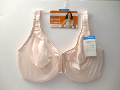 Sujetador Warners firma soporte satinado con aros talla 42 DDD # 35002A Rosewater Foto 1 de 4
