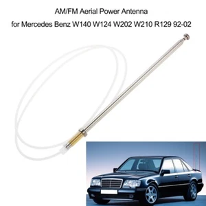 AM FM Aerial Power Antenna Mast For 1992-2002 Mercedes W140 W124 W202 W210 R129 - Bild 1 von 15
