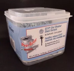 Prime Source 10 x 1-1/4 in. Screws 5/16" Hex Washer Head #3 Self Drill ~ 5 lbs. - Picture 1 of 5