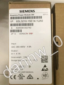 New In Box Siemens 6SL3210-1SE14-1UA0 6SL3 210-1SE14-1UA0 inverter - Picture 1 of 2