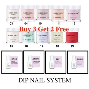 Carol rista Acrylic Dip Liquid Nail Art AU Dipping Powder 10G Buy 3 get 2 FREE - Picture 1 of 45