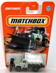 2022 MATCHBOX 1:64 MBX OFF ROAD 19/100 GREEN PLOW MASTER 6000 NATIONAL PARKS - Picture 1 of 11
